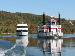 The Landing Princess and Lake Queen Side By Side