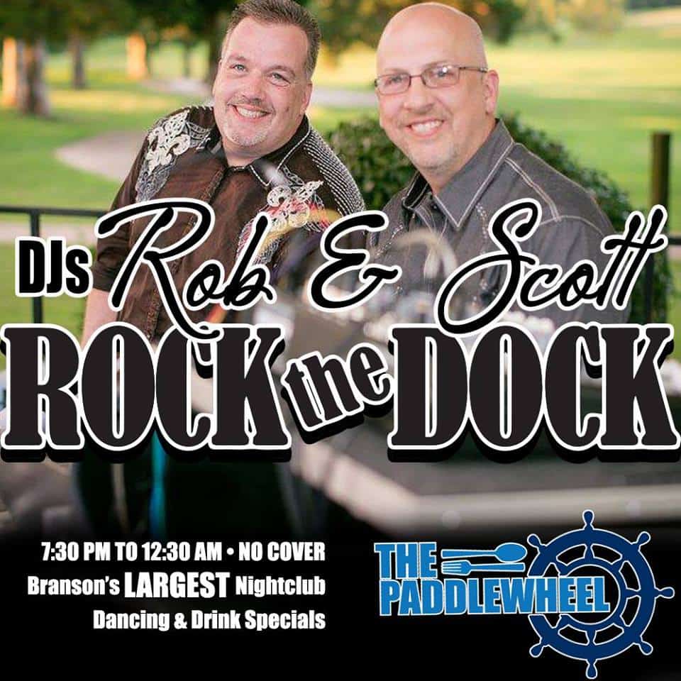 DJ's Rob and Scott at The Paddlewheel