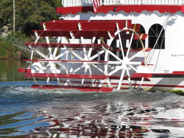 Our vintage style paddleboat - The Lake Queen
